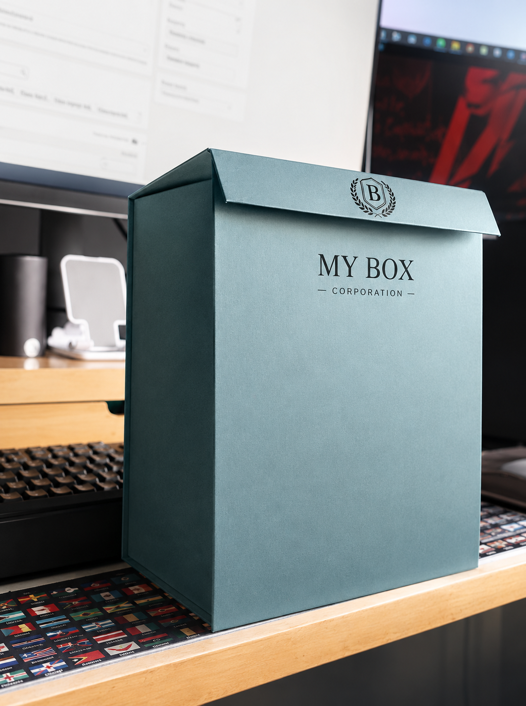 My Box Verde Petroleo